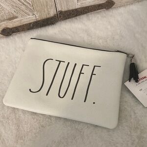 Rae Dunn Stuff Zippered Pouch